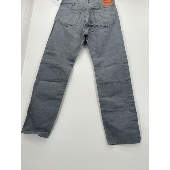 Levi Strauss 501 Size 38x33 Gray Pristine conditio gray clean see notes - Picture 5 of 10